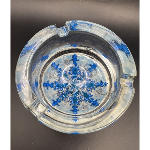 Vintage Camel Ashtray Signature Blends Mellow Heavy Glass Ash Tray - Picture 6 of 8